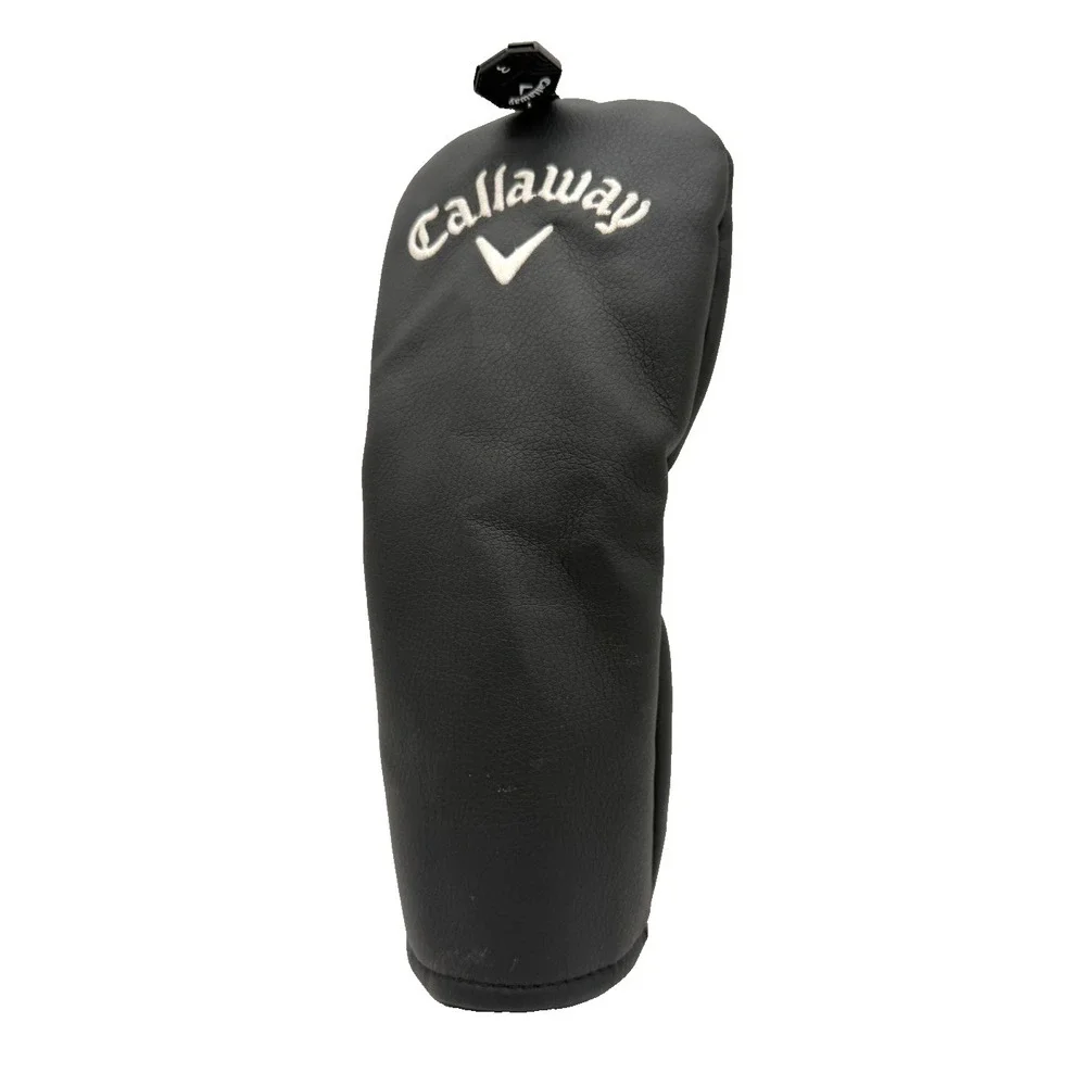Callaway Fairway Wood Headcover Black White Golf Club Adjustable Number Tag OEM